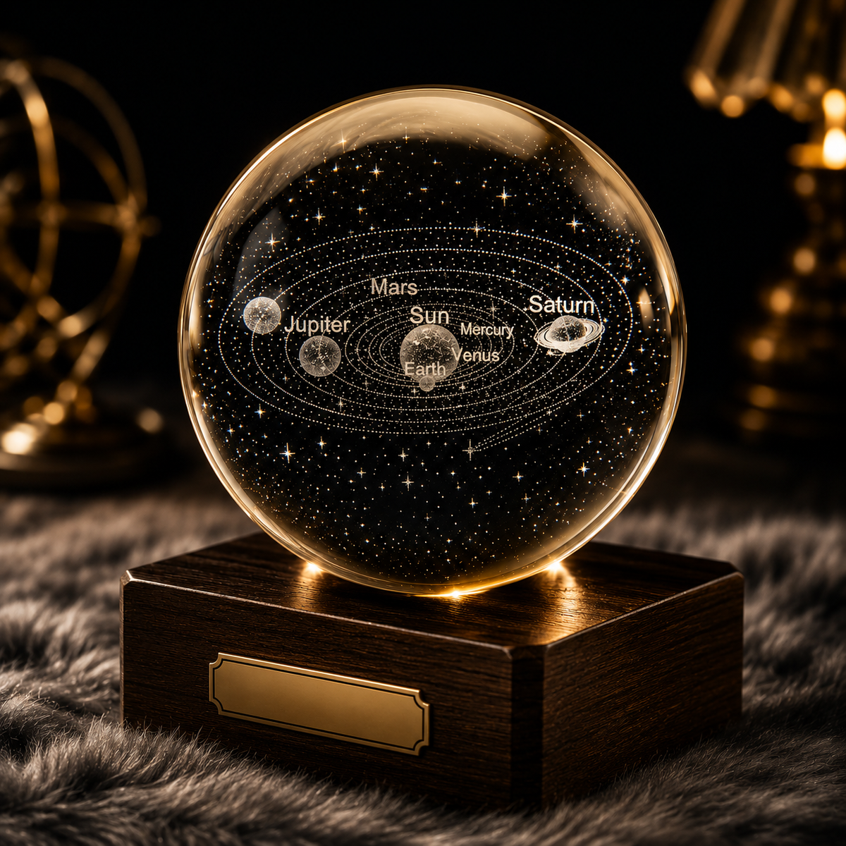 3D Crystal Lamp Ball(Assorted Design)
