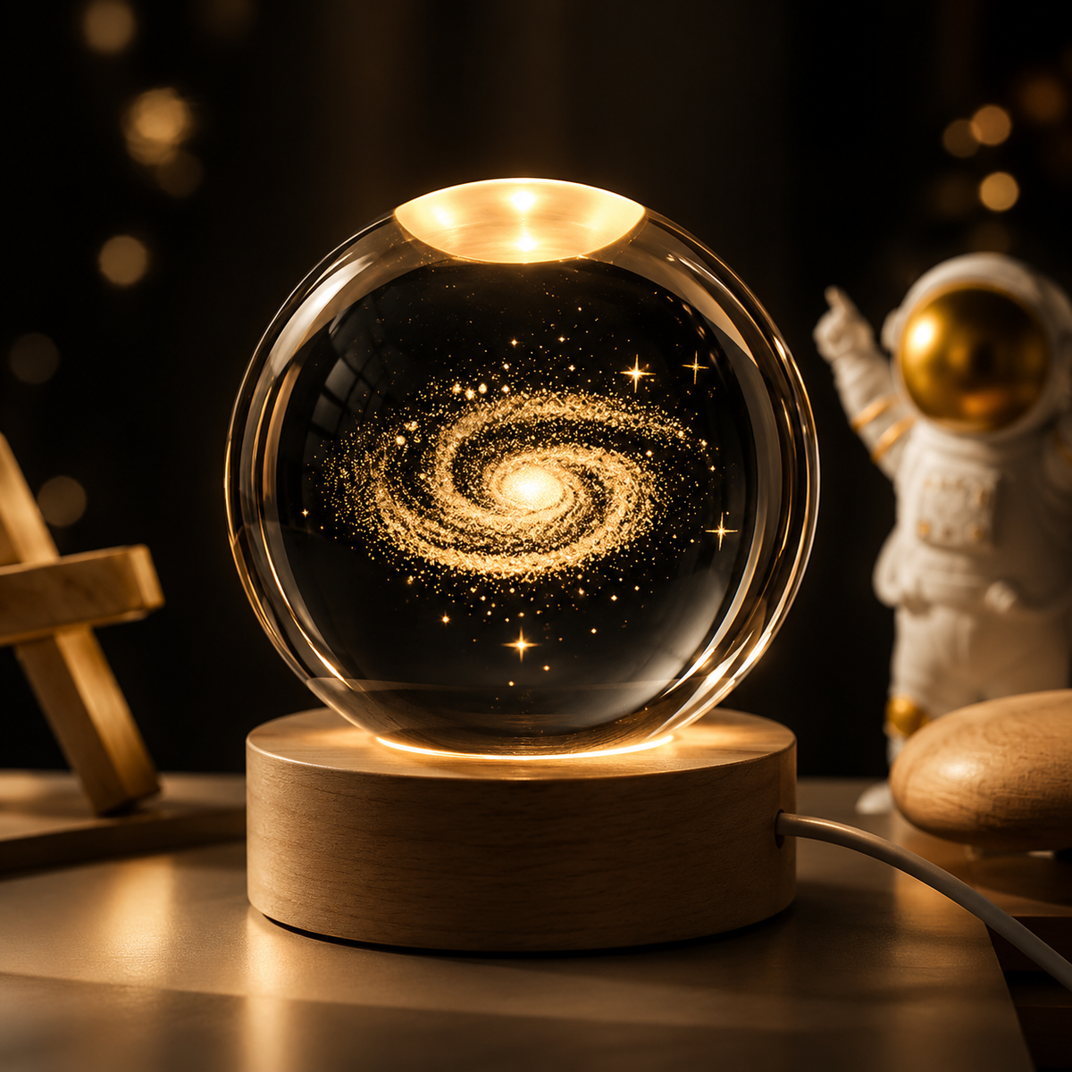 3D Crystal Lamp Ball(Assorted Design)