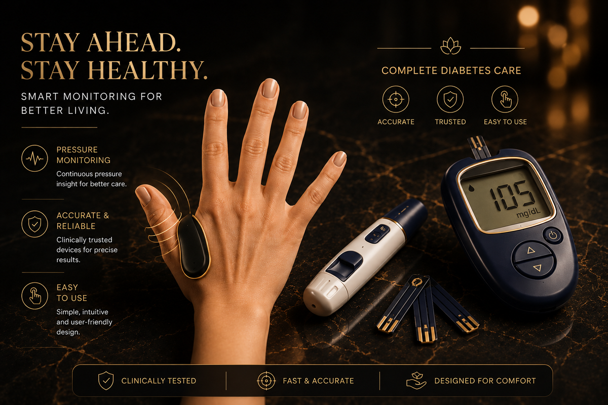 Sugar Control LI4 Acupressure Point Clip - Wearable Hand Massager-(Pack of 2)